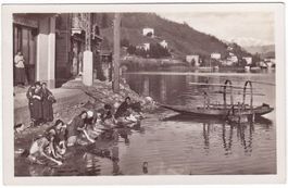 Ticino, lavandaie sul lago, verso 1930