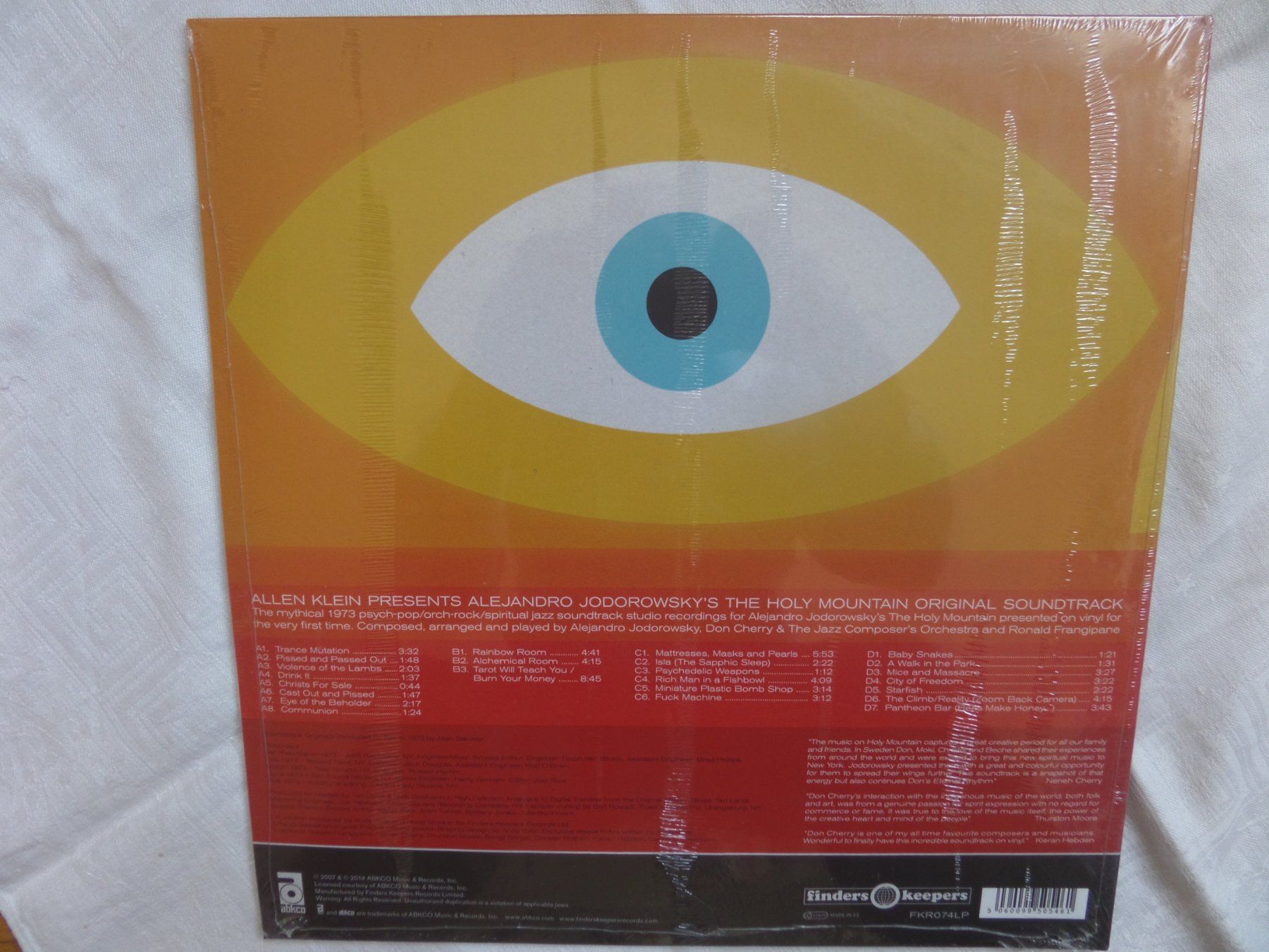 Dischi in vinile: Alejandro Jodorowsky/Don Cherry-The Holy Mountain-2XLP – Nuovo e nell'imballaggio originale da Genève venduto da CDLPBookS 1