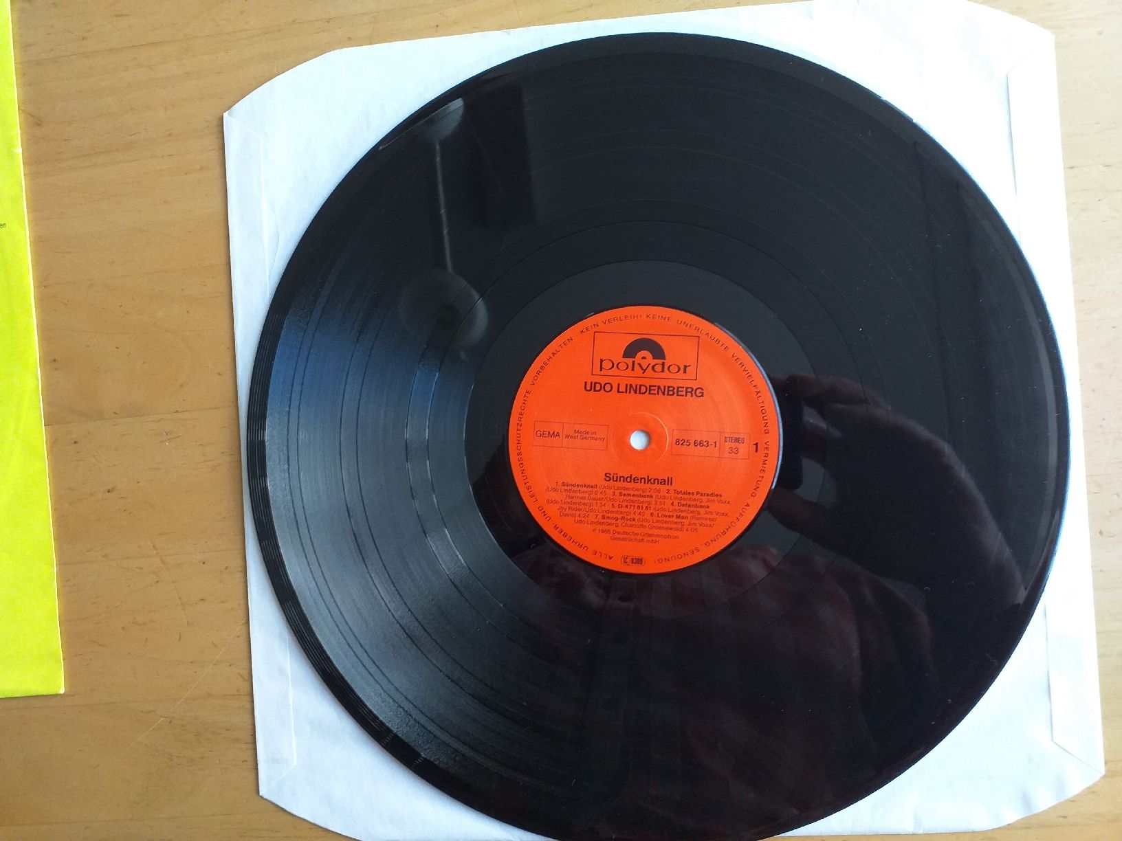 Dischi in vinile: Udo Lindenber "Sündenknall" – Usato da Zürich venduto da markus234 3