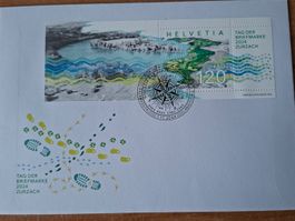 FW136 - FDC Bloc Jour du timbre Zurzach 2024
