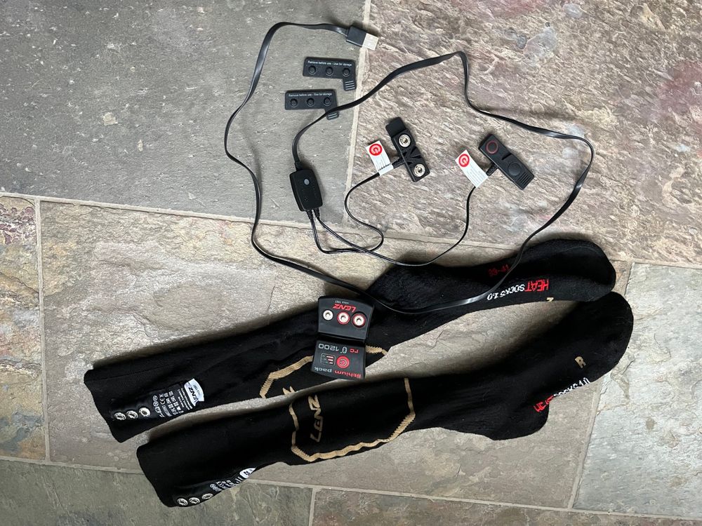 Beheizte Socken Mit 5000mAh Akku - Wärmende Heizsocken Für Kalte Tage