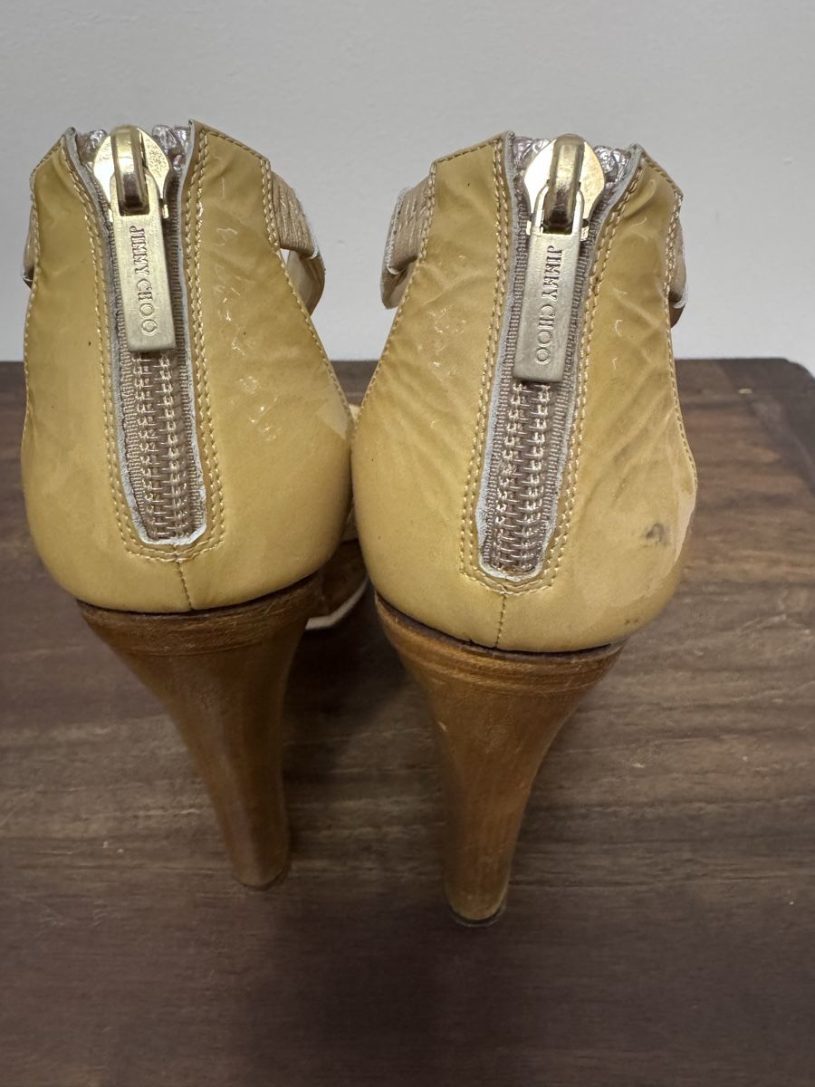 Damenschuhe: Jummy Choo sandal wood heel – Gebraucht aus Lugano von fla_gk6h 2