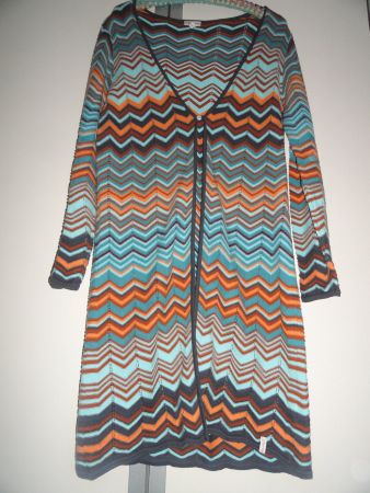 DEERBERG STRICK- LONG CARDIGAN GR. M ***