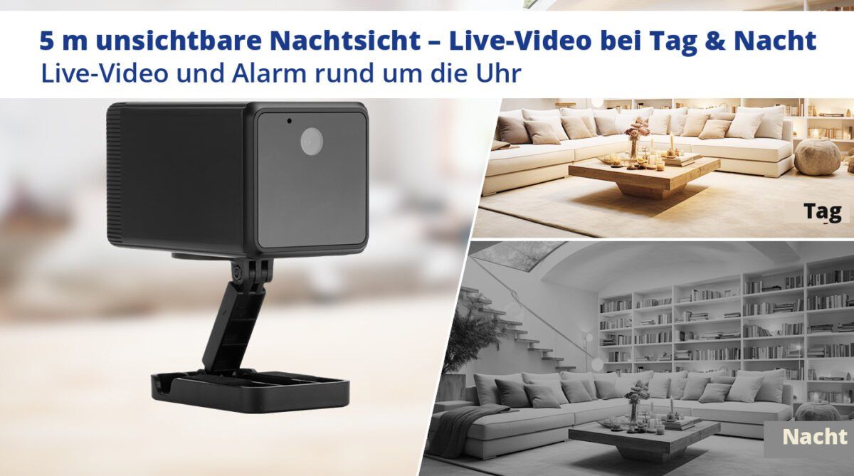 Systèmes d'alarme: Mini Überwachungskamera schwarz – D'occasion à Winterthur par Smart-cam 1