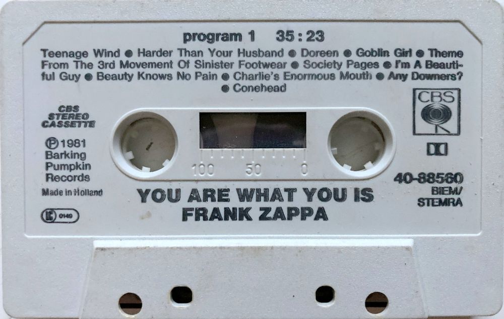 Frank zappa you are what you is gebraucht in bottens f r chf 9