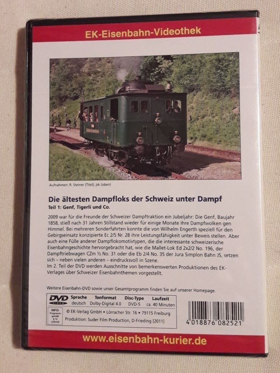 Alle DVDs: DVD : Die ältensten Dampfloks, Teil 1 – Gebraucht aus Buttes von Cafe2005 1