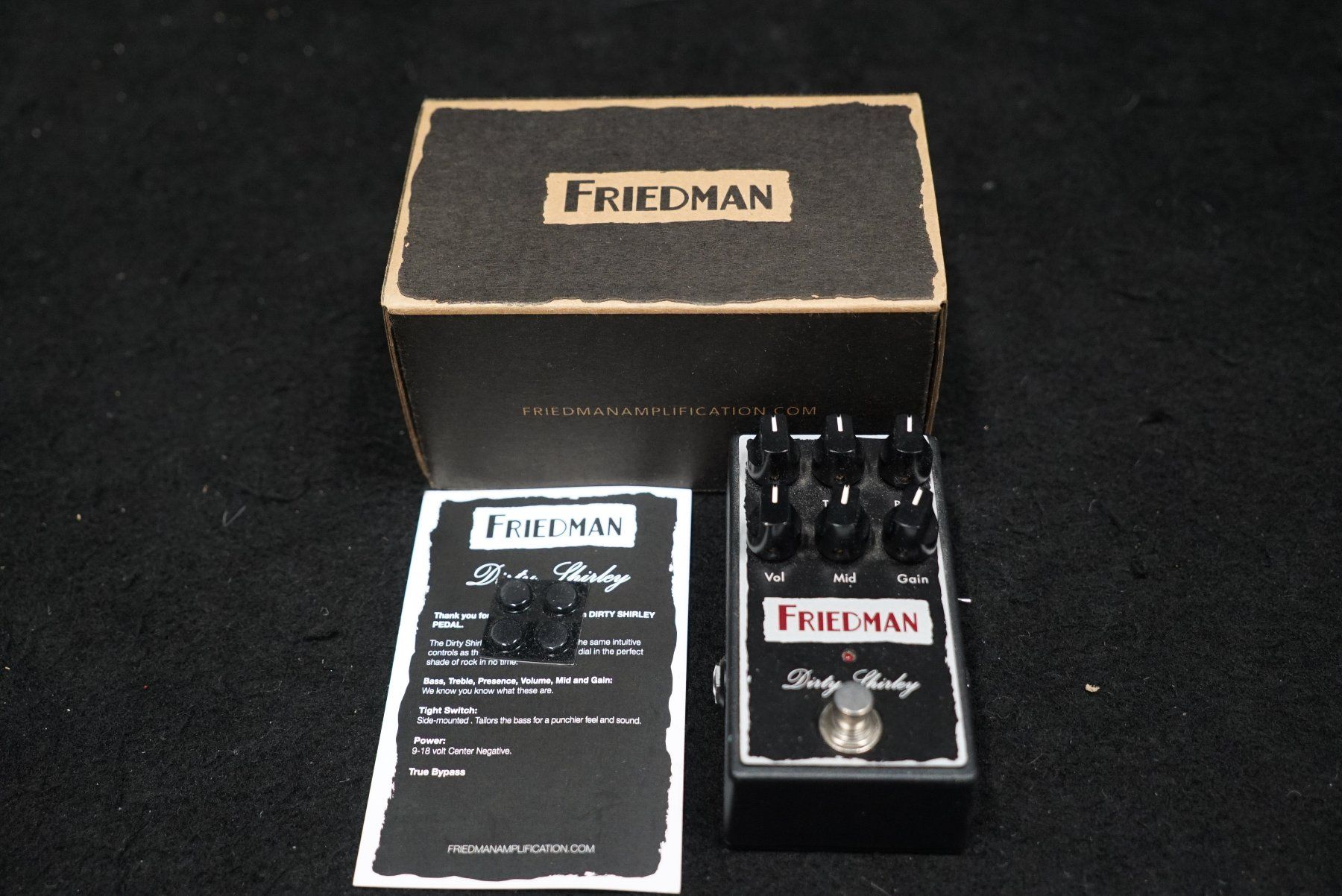 Friedman Strumenti musicali: Friedman Dirty Shirley Overdrive – Usato da Ortschwaben venduto da Musictrade