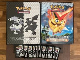 Pokemon Black & White Zekrom Reshiram 2 Binder