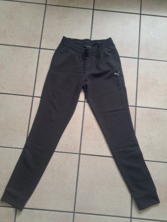 Schwarze Puma Trainingshose, Grösse S