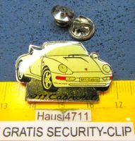 PORSCHE 911 CABRIOLET OFFEN 2NÄGEL AUTO PIN GLASIERT