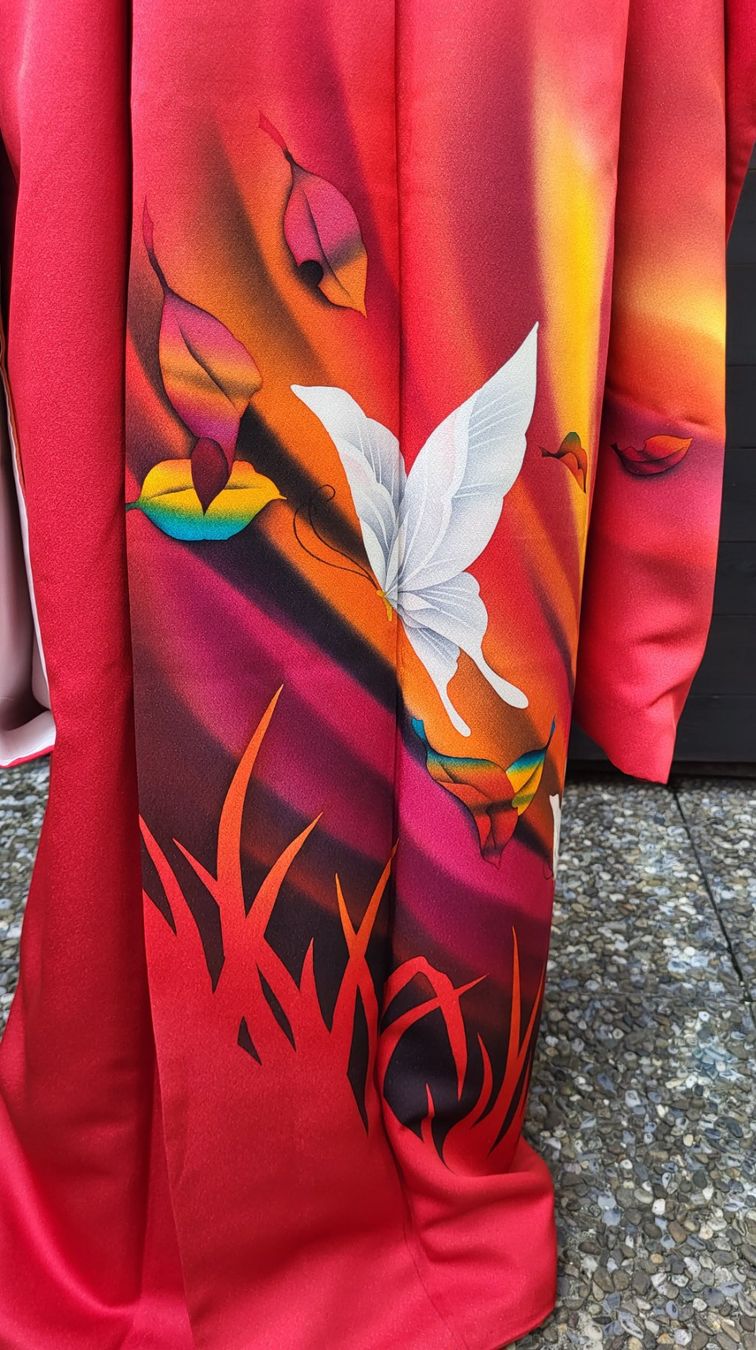 Kimono: Kimono red – Nuovo (secondo la descrizione) da Fribourg venduto da VictoriaShop7 5