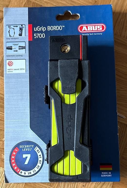 Lucchetti: Fahrradschloss Abus Ugrip Bordo 5700 – Usato da Basel venduto da Blindside