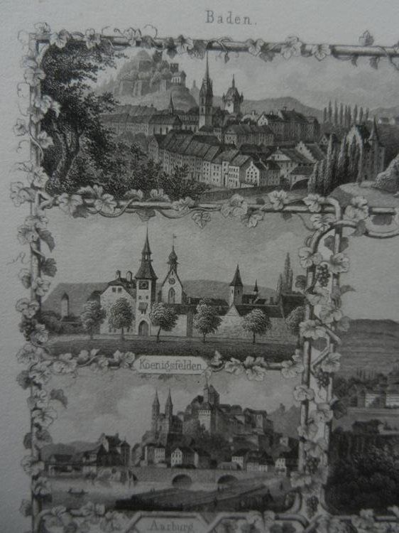 Gravures: Souvenir Kanton Aargau – D'occasion à Risch par Antikfee 3