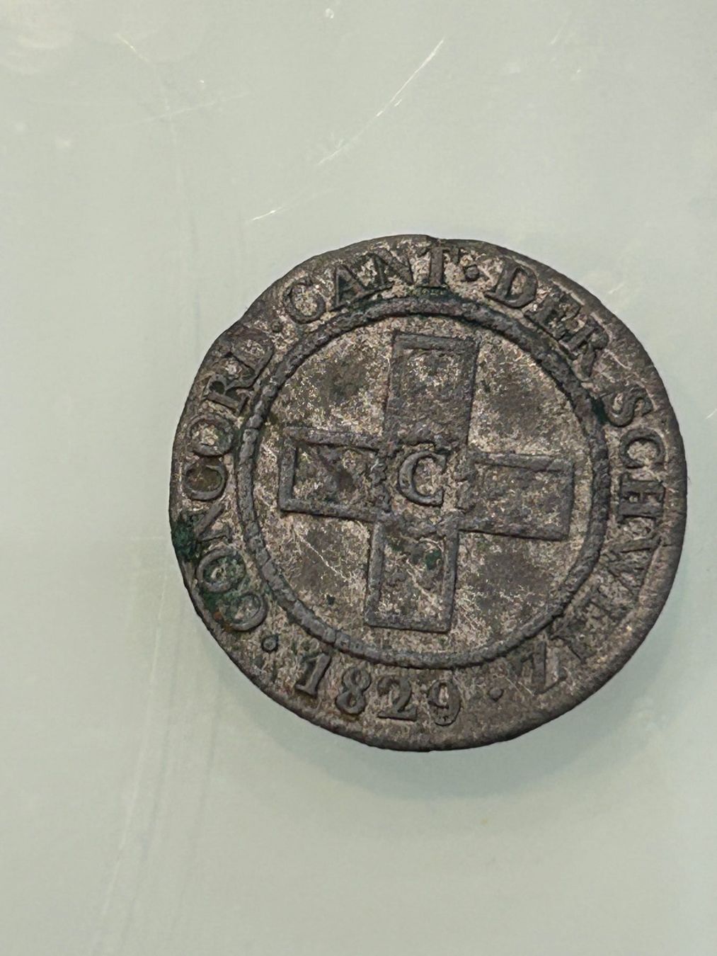 Tutti le monete: 1 mal 5 Rappen 1829 canton AARGAU – Usato da herisau venduto da hb_gold 1