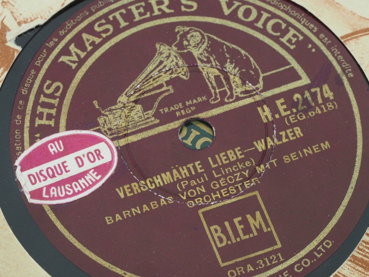 Vinyles: DISQUES 78 TOURS – D'occasion à Lausanne par Leag 6