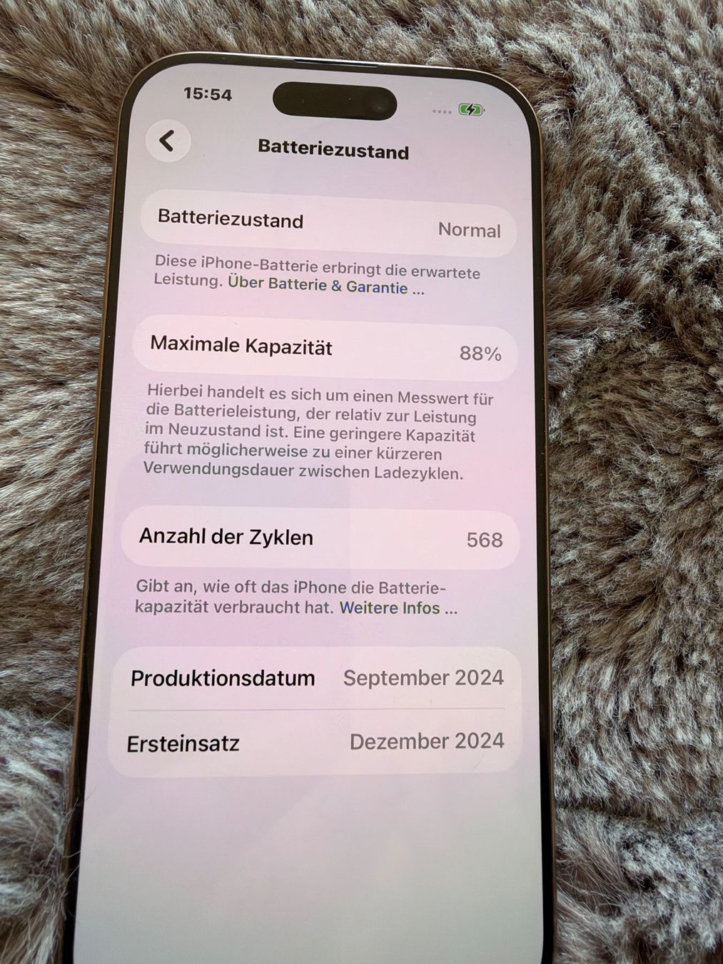 Apple Handys / Smartphones: IPhone 16 Pro 128GB – Gebraucht aus Zürich von Marmotta03 4