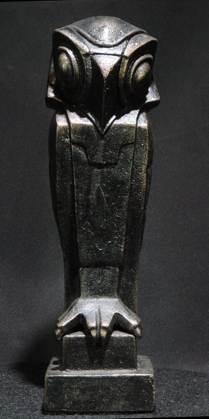 Skulpturen & Statuen: Eule Art Deco, Eisen Figur – Gebraucht aus Duggingen von roterbambus 1