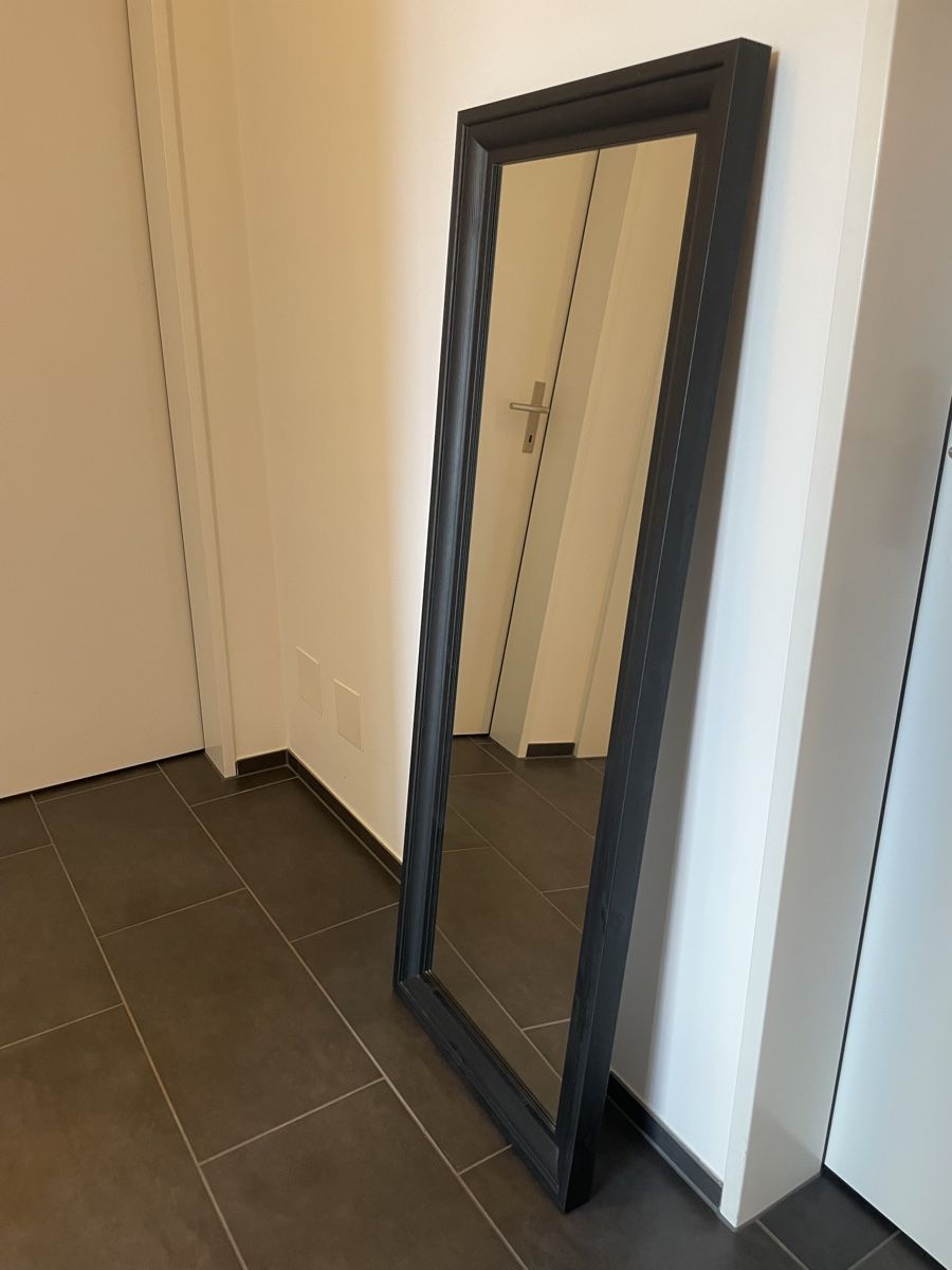 Specchi: IKEA TOFTBYN mirror black frame standing mirror – Usato da Unterägeri venduto da VANDERROL 1