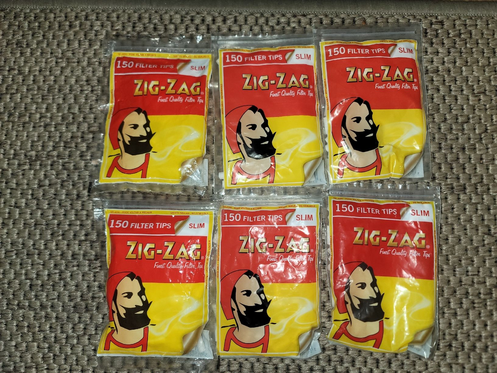 Tabacchi: Zig-Zag Filtertips Slim,  filtre cigarre, zigaretten filter – Nuovo (secondo la descrizione) da Zollikerberg venduto da Nice_Name