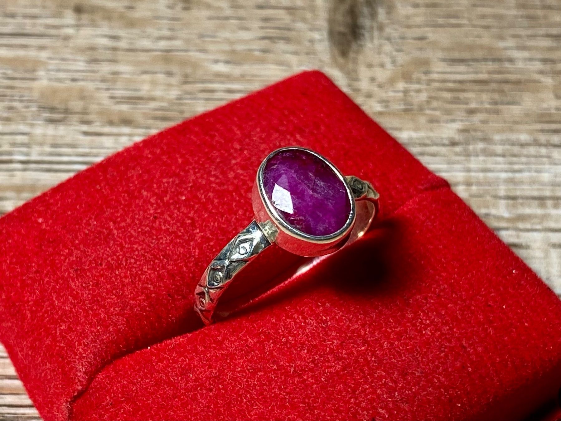 Anelli: natürlicher Rubin - 925 Silber Ring orientalisch – Nuovo e nell'imballaggio originale da Laax venduto da Kiki_Kingdom3 4