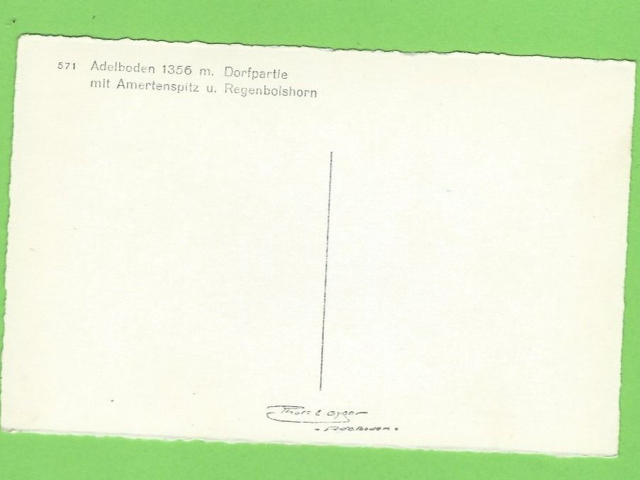 Cartoline postali: Adelboden, Dorfpartie – Nuovo (secondo la descrizione) da Zürich venduto da t24_de 1
