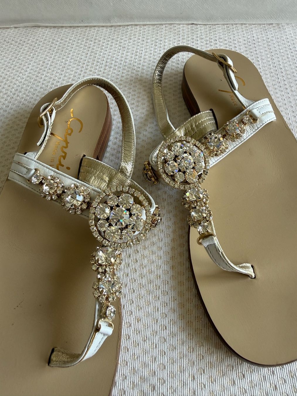 Chaussures femmes: Capri - sandales plates - 36 - Tout cuir – Neuf (Voir description) à Sion par accroshoes 3