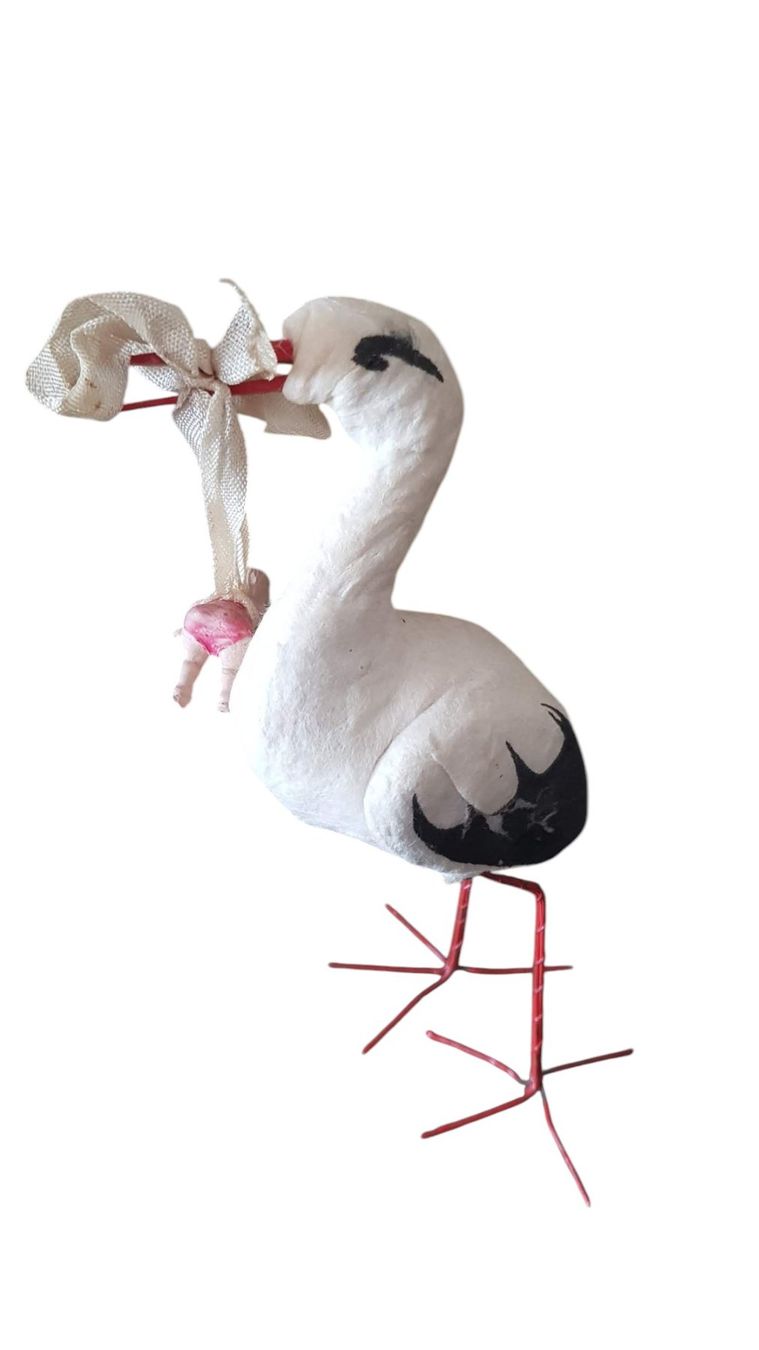 Tutte le decorazioni: Weihnachtsschmuck Storch Watte – Usato da Mörschwil venduto da antiksalon 7