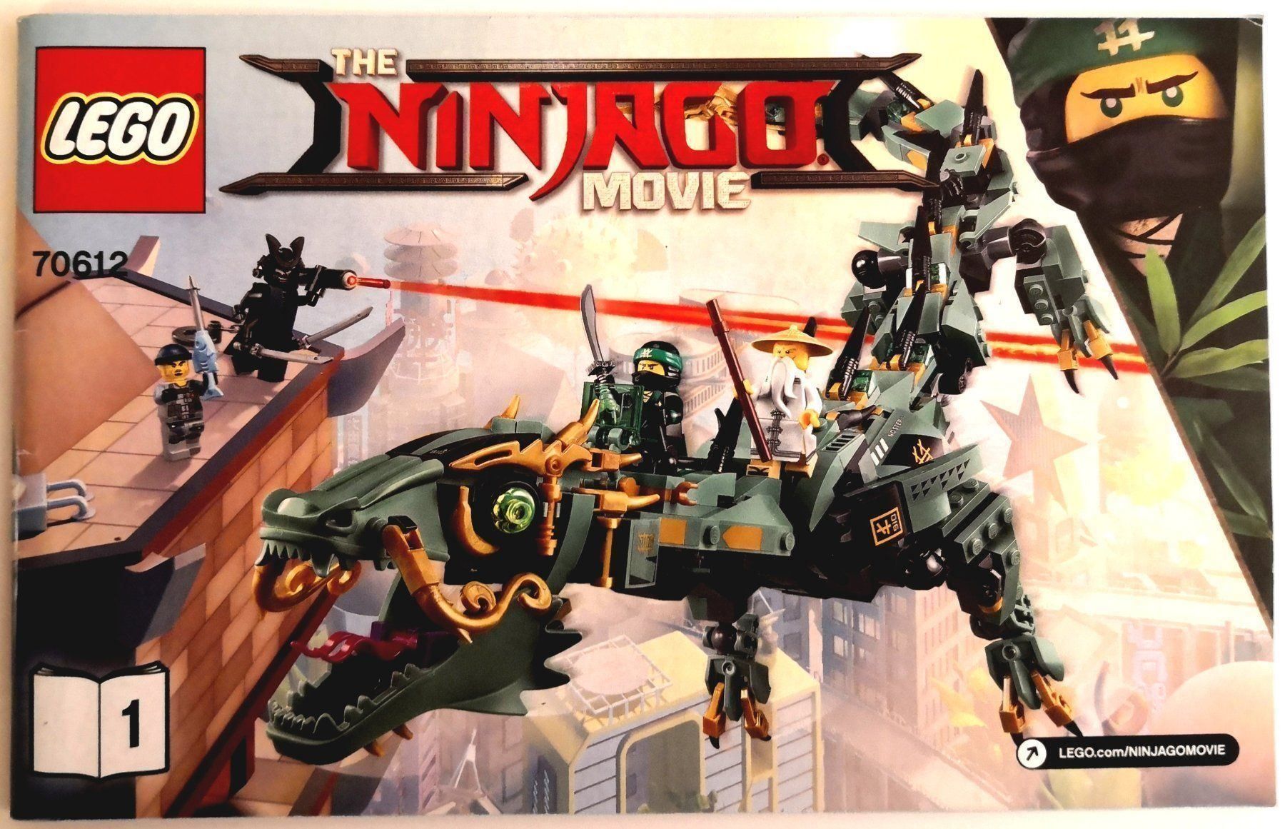 Lego Giocattoli: LEGO 70612 - Green Ninja Dragon, Heft 1 – Usato da Brunnen venduto da Wika-Shop