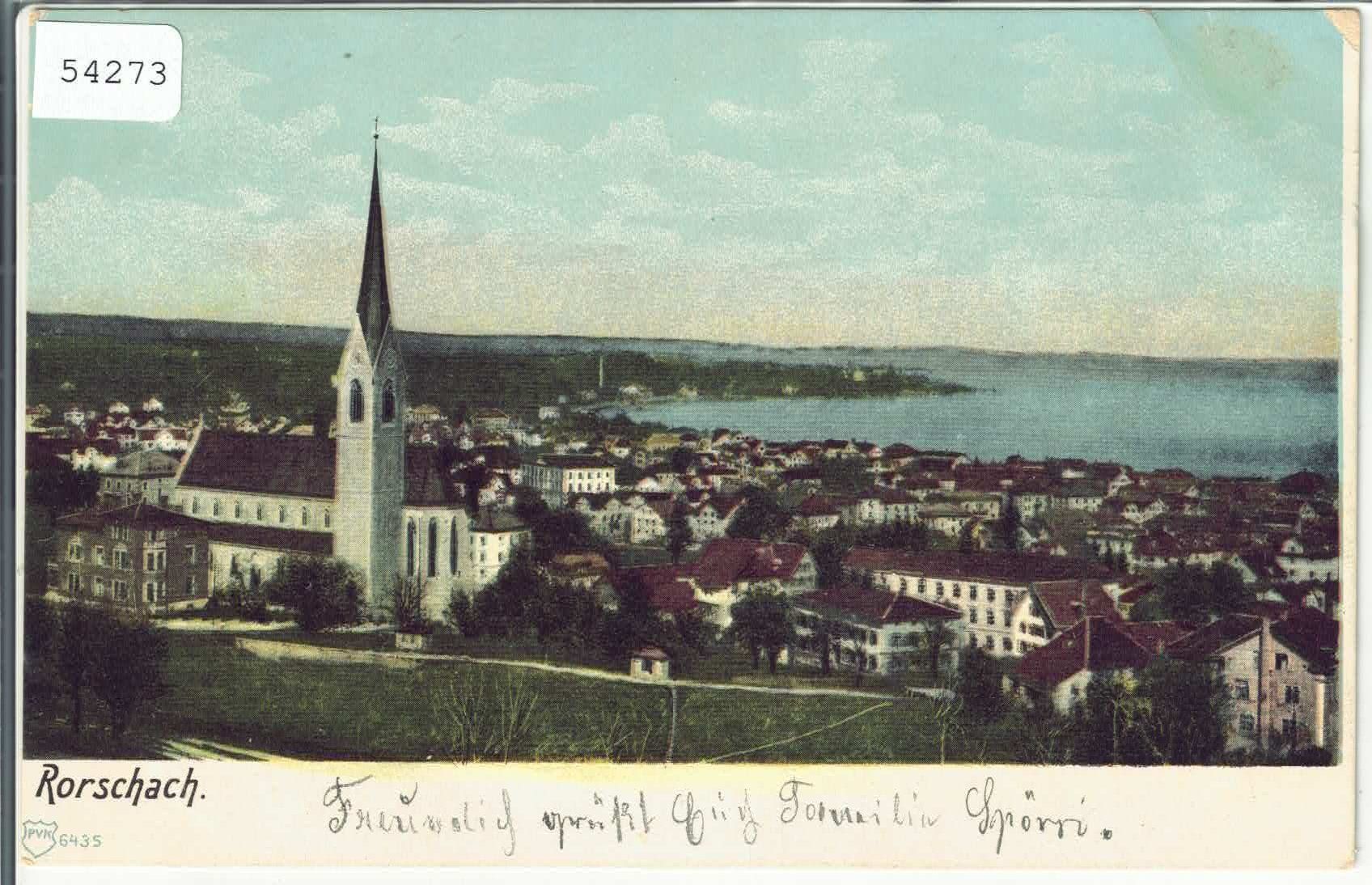 Cartoline postali: Rorschach - Generalansicht – Usato da Ettingen venduto da Kartenplanet