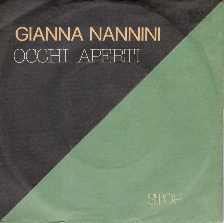 Dischi in vinile: Gianna Nannini  --  Occhi Aperti  Single7 – Usato da Oberwil (Dägerlen) venduto da asteng