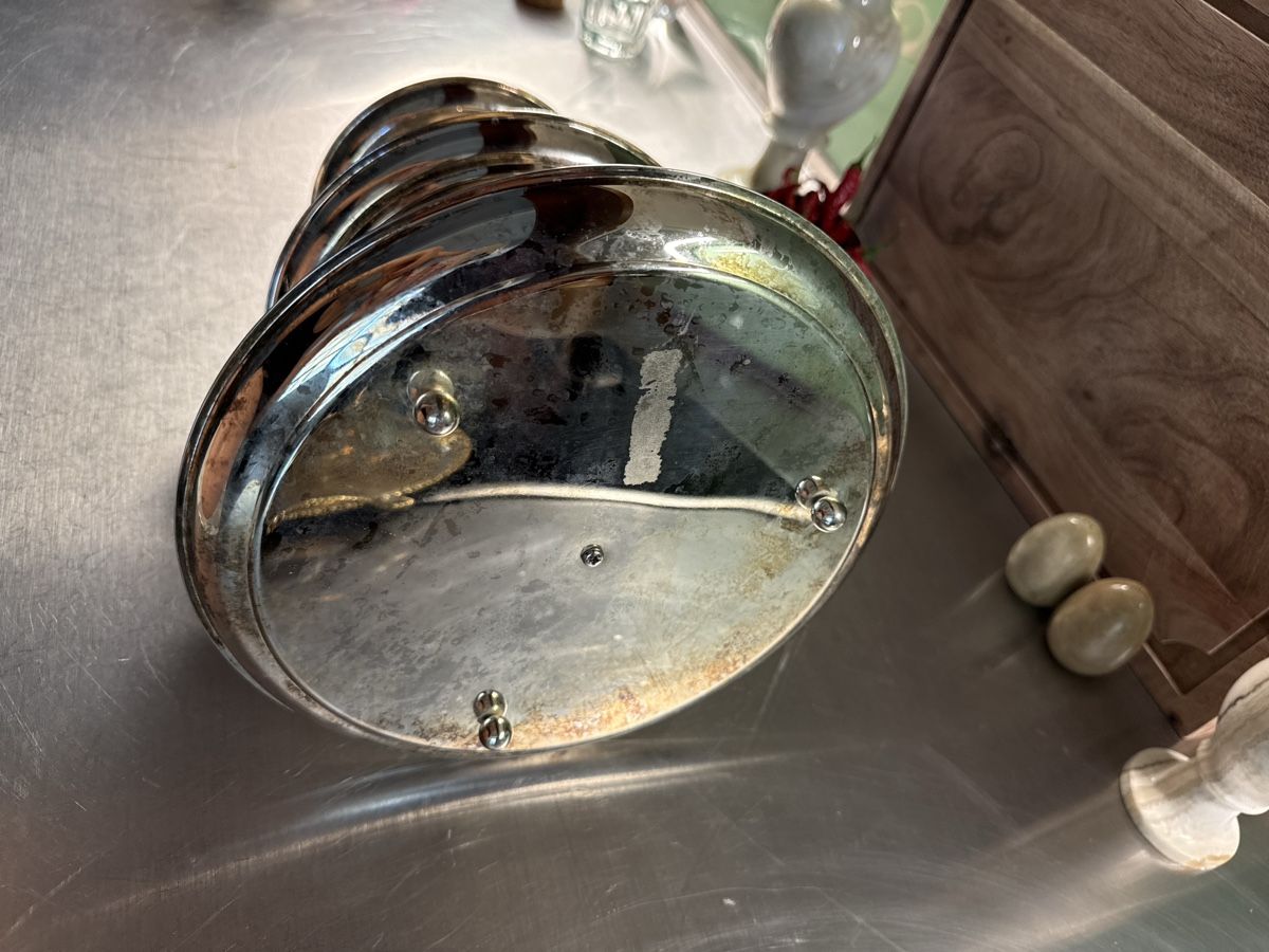 Plateaux: 3-stufiger Servierständer aus Silber  – D'occasion à Dulliken par nao_8mtc 4
