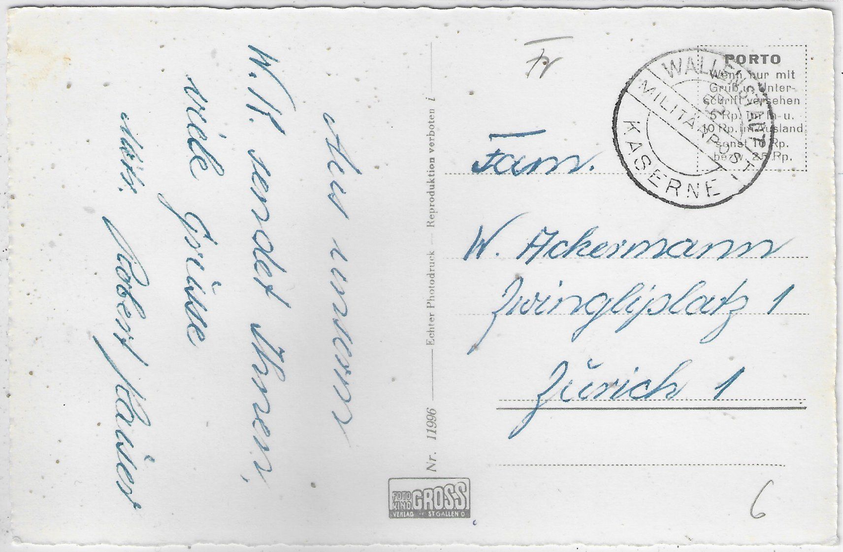 Cartoline postali: Frühling am Wallensee – Usato da Ettingen venduto da Kartenplanet 1