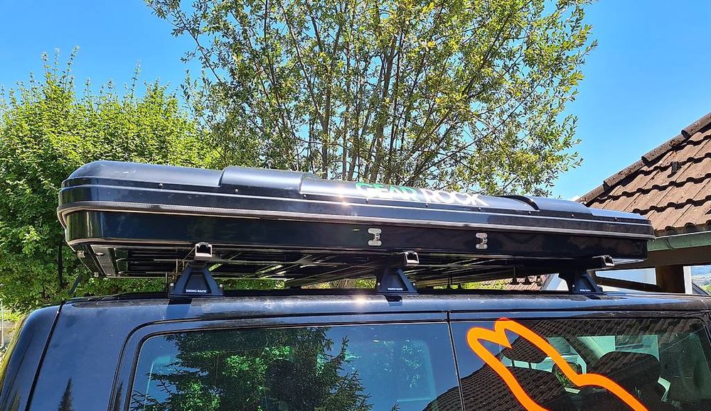 VW Bus T5/T6 Dachträger Rhino Rack Heavy Duty RLFT Schwarz | Acheter ...