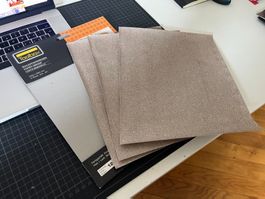 3 Schleifpapierbögen /  NEU 23x28 cm (Stärke 120)