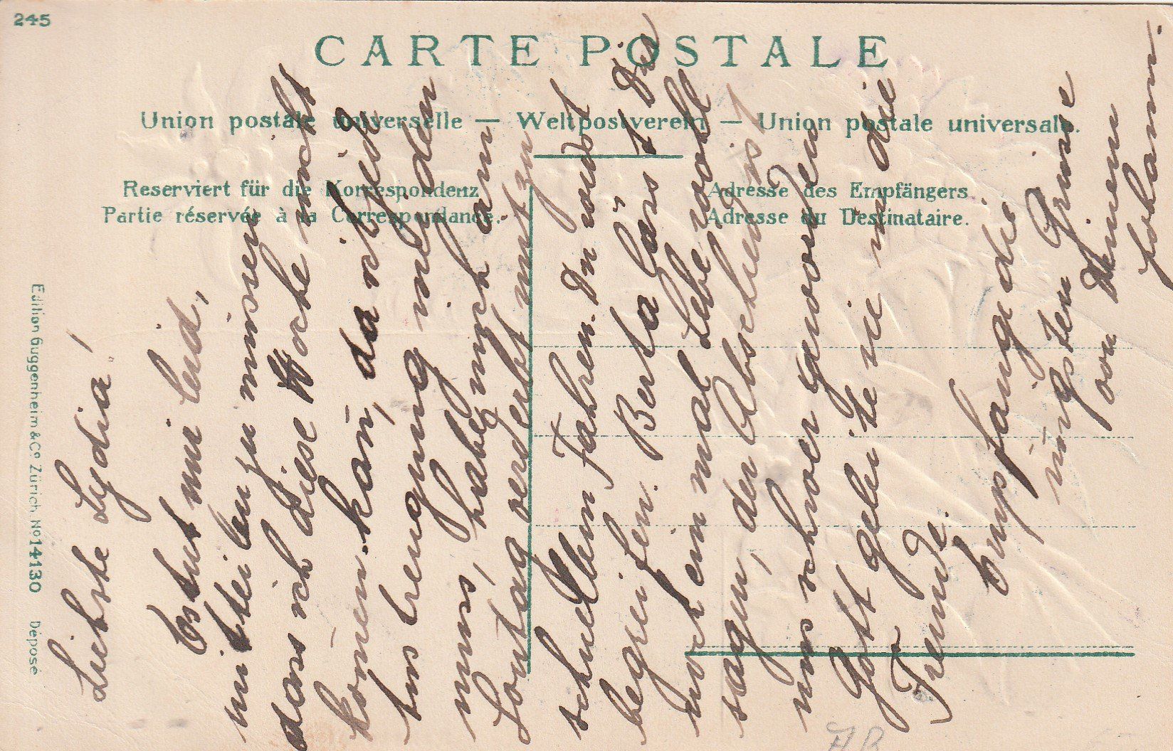 Cartes postales: Rehetobel - Präge-Litho – D'occasion à uttwil par Koehlerfred 1