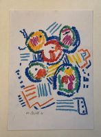 Walter Ropélé 1934 Ölkreide/Papier sign. 24x15cm gut dotiert