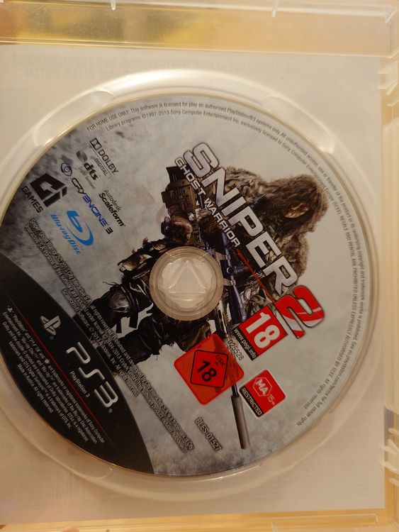 Sniper 2 Ghost Warrior Limited Edition - PS3 Complet, édition Limitée, Très Bon état
