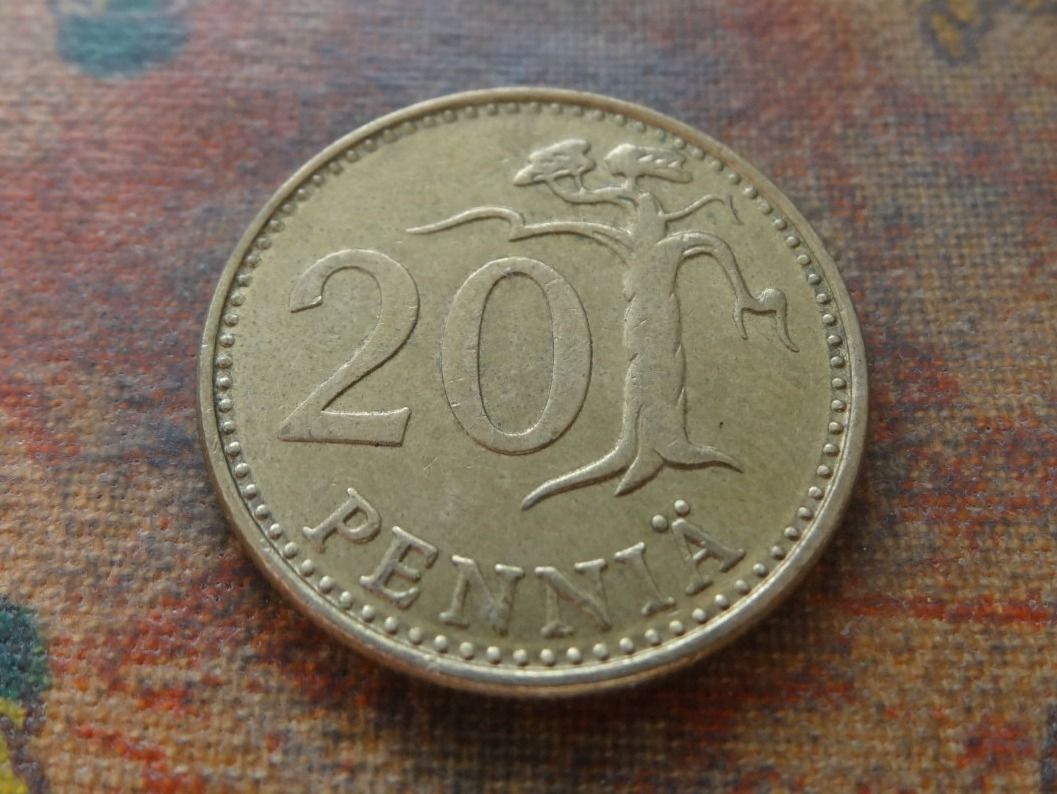 Alle Münzen: FINLANDE  20  Pennia  1981 – Gebraucht aus Romanel-sur-Lausanne von Swift13 1