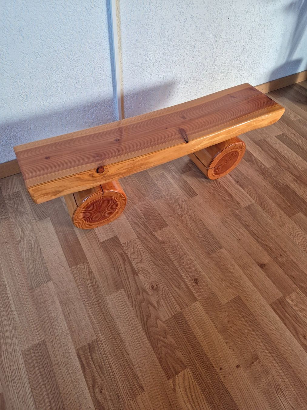 Articoli in legno: Rundholzbank Lärchenholz – Nuovo (secondo la descrizione) da Saland venduto da ise_v65c 1
