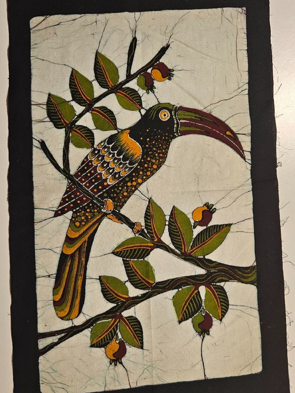 Tessuti: coupon tissu oiseau 22x37cm – Nuovo (secondo la descrizione) da Carouge GE venduto da Lea000