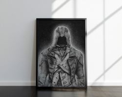 Assassin's Creed - Arno Dorian (Original Artwork) A4 Gerahmt