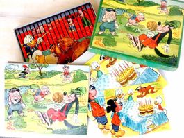 Puzzle Donald Duck Mickey Mouse Micky Maus Vintage Disney