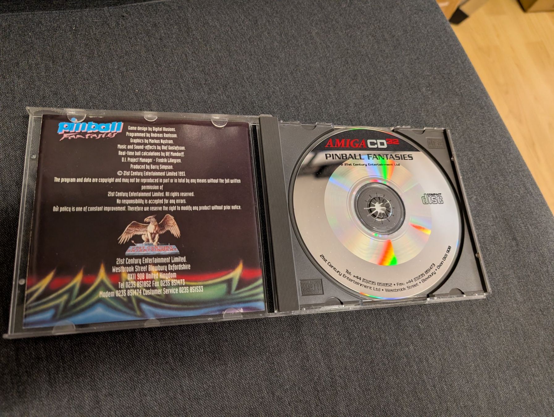 Giochi: Pinball fantasies amiga CD32 – Usato da Giubiasco venduto da Ticinerd 2