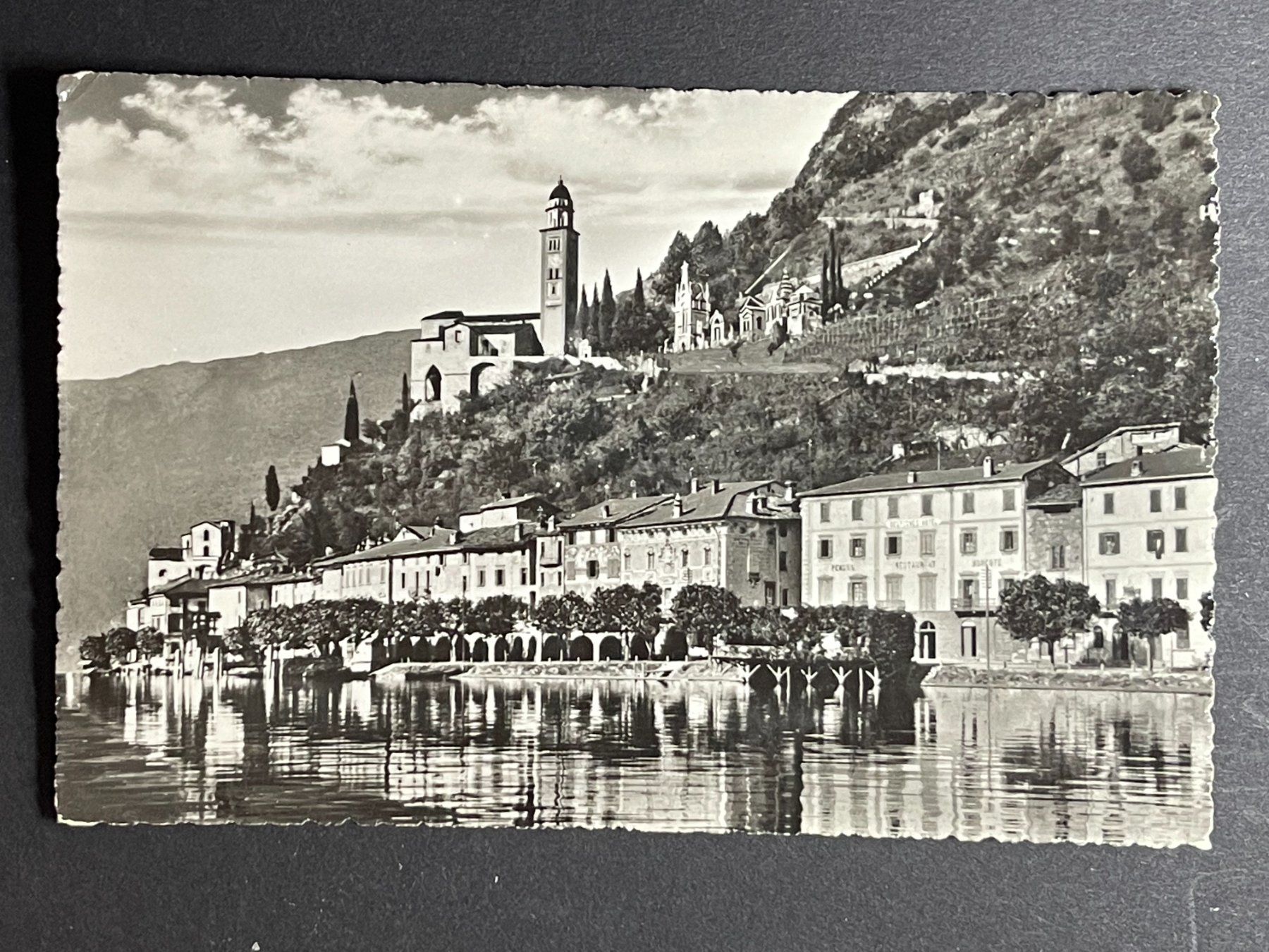 Ansichtskarten: Morcote - Lago di Lugano – Gebraucht aus Steg VS von _vinci_