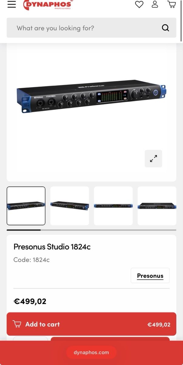 PreSonus Attrezzatura per studi di registrazione: 2 carte son Presonus 1824C – Nuovo (secondo la descrizione) da Corbeyrier venduto da ant_2r6l 3