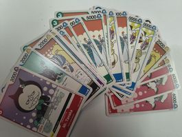 One Piece Sammelkarten Konvolut gute Sammlung