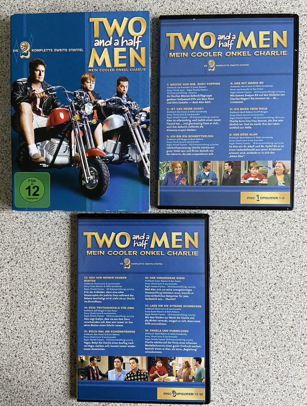 Alle DVDs: DVD Two and a half Men komplette 2. Staffel – Gebraucht aus Böckten von Hansi36