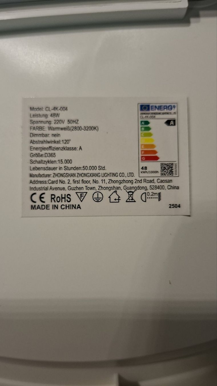 Lampadari & plafoniere: Neue LED Deckenleuchte, Durchmesser 36.5cm, 48W, Top! – Usato da Aesch BL venduto da Pendrive 1