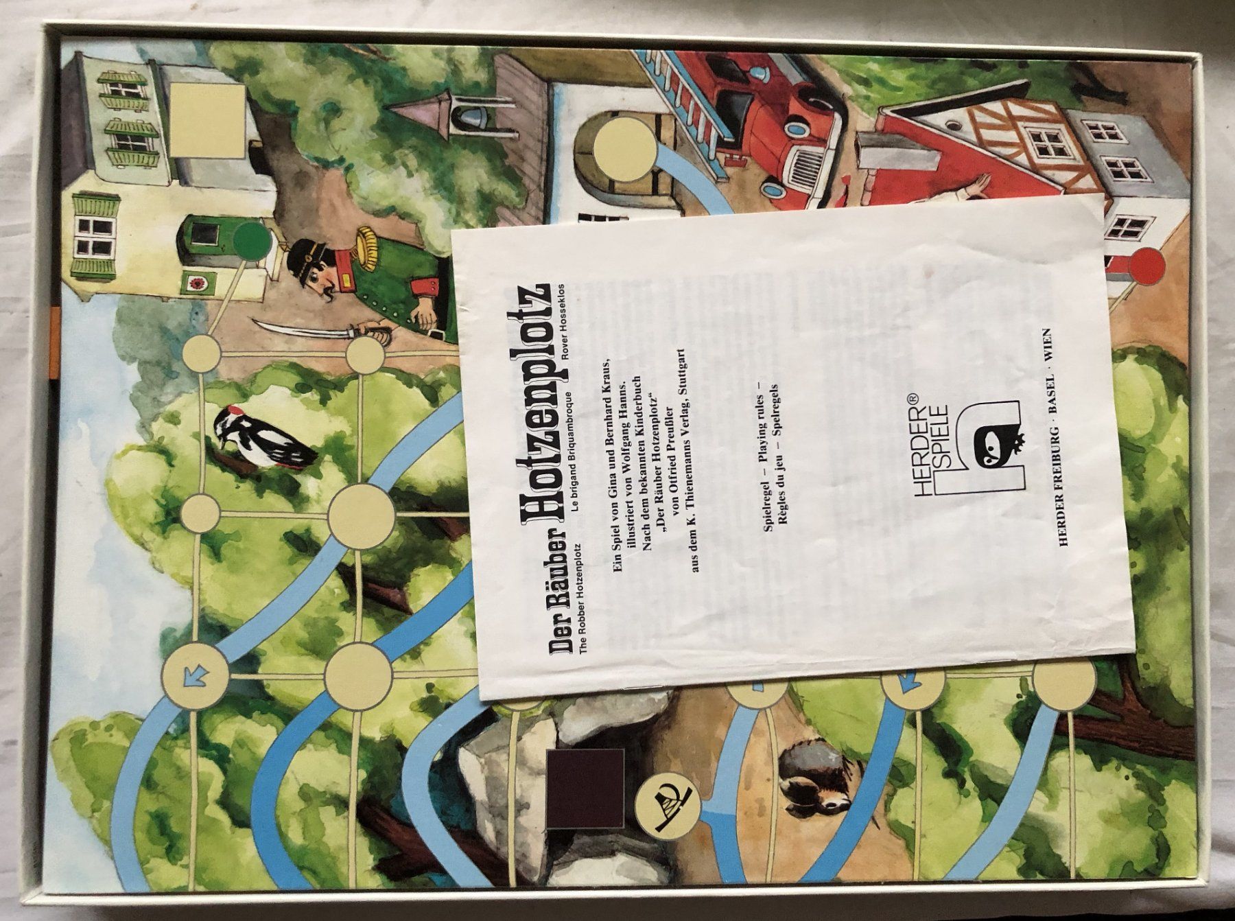 Giochi: Der Räuber Hotzenplotz - Brettspiel - Herder Spiele – Usato da Schaffhausen venduto da durruti 1