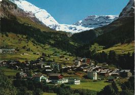 Leukerbad, mit Werbestempel
